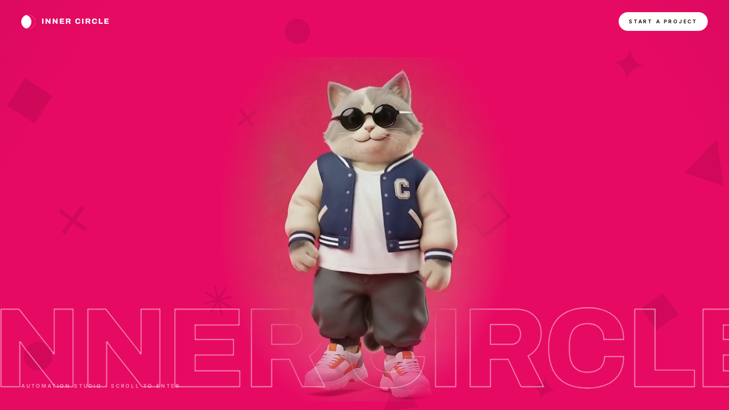 INNER CIRCLE — 3D Mascot Studio